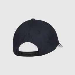 Mast & Harbour Unisex Black & White Colourblocked Snapback Cap image 5