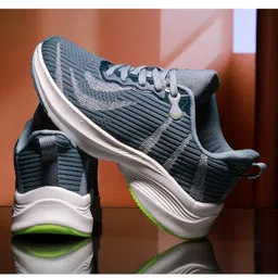 asian Abstract Designed Lace Up Shoes - Blue-picture-13