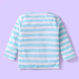 Babyhug Disney Interlock Knit Full Sleeves Jhablas with Lion King Graphics Pack of 3 - Coral Yellow & Light Blue image 3