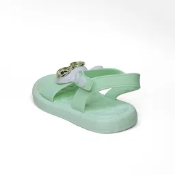 BAESD Girls Open Toe Flats image 2