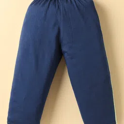 Tango Single Jersey Knit Full Sleeves Twofer T-Shirt & Pant Set with Doggy Print - Cameo Green & Navy Blue image 5