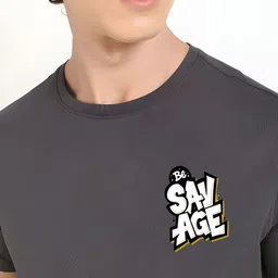 SZN Men Typography Printed T-shirt image 3