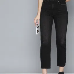 Levis Women Pure Cotton High Rise Wedgie Straight Fit Casual Jeans-image-62