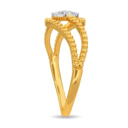 Kisna Diamond & Gold Jewellery Vivien 18k (750) Diamond & Gold Ring For Women image 4