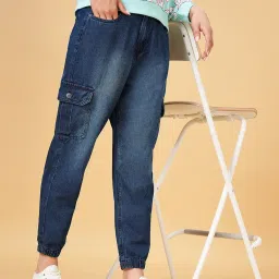 YU by Pantaloons Blue Mid Rise Jeans image 4