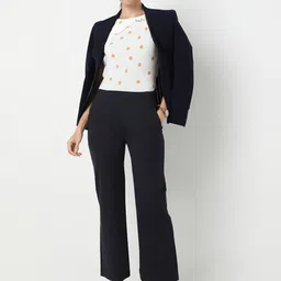 NOT SO PINK Women Polka Dot Printed Cap Sleeves Regular Top image 2