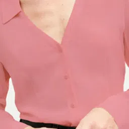 SELVIA Peach Regular Fit Shirt image 4