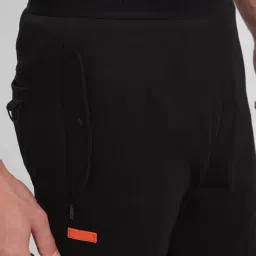 Tribe by Allen Solly Black Cotton Regular Fit Joggers image 4