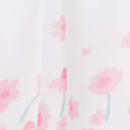 Juniors by Lifestyle White & Pink Floral Print Top image 4