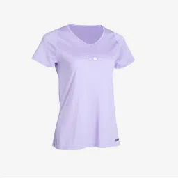 KALENJI By Decathlon Lavender Plain T-Shirt image 4