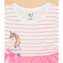 YU by Pantaloons Kids Multicolor Printed Dress image 4