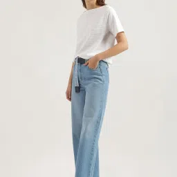 United Colors of Benetton Blue Solid Jeans image 4