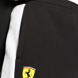 Puma Scuderia Ferrari Race MT7 Motorsport Open Cuff Black Regular Fit Sports Trackpants image 4