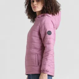 Only Pink Regular Fit Puffer Jacket image 4