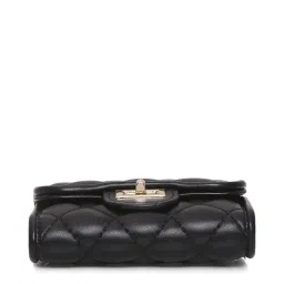 Inc.5 Black PU Textured Wallet image 4