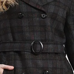 Monte Carlo Black Checks Coat image 4