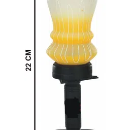 1ST TIME Black Glass Cylinder Table Lamps image 4