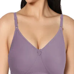 IN CARE Purple & Beige Non-Wired Full Coverage Push-Up Bra - Pack of 2 image 4