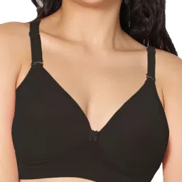 IN CARE Black & Blue Non-Wired Full Coverage Push-Up Bra - Pack of 2 image 4