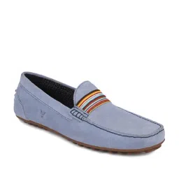 V8 by Ruosh Men's Seti Blue Loafers-image-9