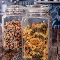 Goodhomes Transparent Glass Storage Jars (1800 ml) - Set of 2-picture-12