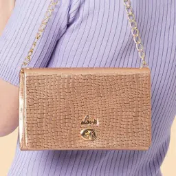 Lavie Pink Solid Medium Sling Handbag-picture-15