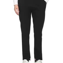 Arrow Sport Black Cotton Regular Fit Trackpants-image-96