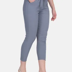 BUYNEWTREND Grey Mid Rise Pants image 4