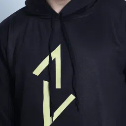 Vimal Jonney Black & Grey Regular Fit Printed Hooded Sweatshirt & Trackpant Set - Pack of 2 image 4