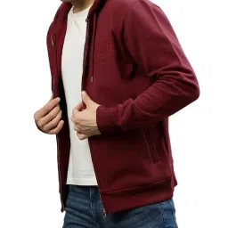Gant Red Regular Fit Hooded Sweatshirt image 4