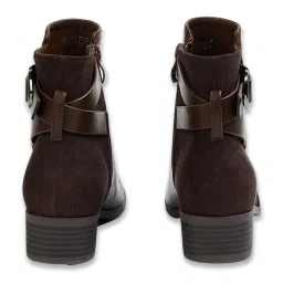 Ginger by Lifestyle Women's Brown Casual Booties image 4