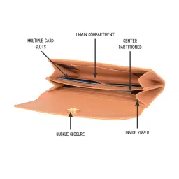 Baggit Orange Small Wallet for Women image 4