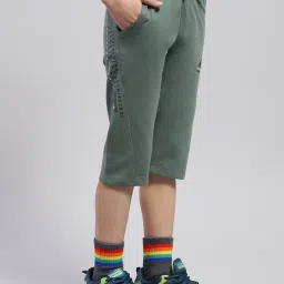 Monte Carlo Kids Green Printed Capri image 4