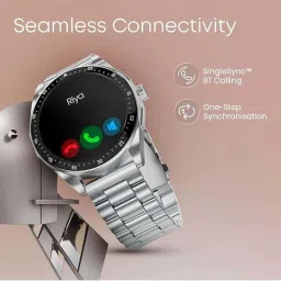 Fastrack Radiant FX1 Luxury Metal Smartwatch with AMOLED Display (Black) image 4