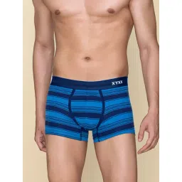 XYXX Multicolored Cotton Regular Fit Striped Trunks - Pack Of 3 image 4
