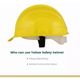 Rahul Professionals High Visibility Polyester and Plastic Yellow & Green Safety Helmet & Reflective Jacket Combo Free Size (Pack of 4) image 5