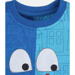 MINIKLUB Kids Blue Color Block T-Shirt image 4
