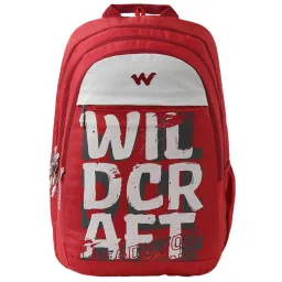 Wildcraft Valour Red Polyester Printed Laptop Backpack - 25 Ltrs image 4