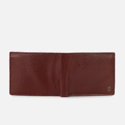 Van Heusen Brown Casual Leather Bi-Fold Wallet for Men image 4