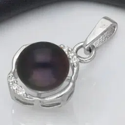 Sri Jagdamba Pearls 925 Silver Heart Light Weight Pearl Pendant-picture-19