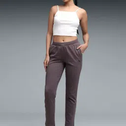 Puma Purple Essential Knitted Slim Fit Trackpants image 3