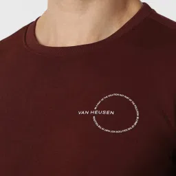Van Heusen Maroon Regular Fit Sweatshirt image 4