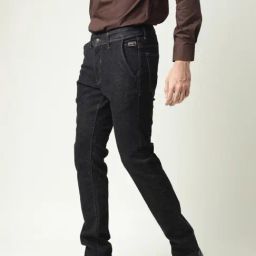Rare Rabbit Black Slim Fit Fit Solid Jeans-picture-29