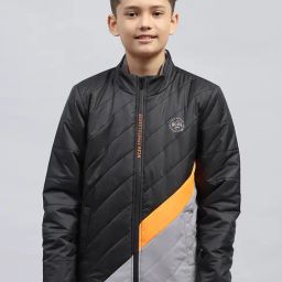 Monte Carlo Boys Black Polyester Blend Printed Jacket-picture-10