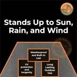 DDRS Heavy Duty Canvas Tarp Tarpaulin ‎(Tripal) ‎Green 550 GSM & 12.19x9.14 m (40x30 ft) Size, DDRS Heavy DutyCT550-40X30-R image 4