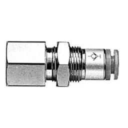 SMC KC Series Bulkhead, 6 mm to Rc 1/4, Threaded-to-Tube Connection Style, KCE06-02 (Pack of 10)-image-5