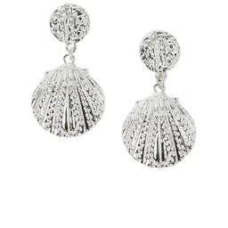 Accessorize Silver Seashell Drop Earrings image 5