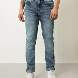 Lee Blue Cotton Slim Fit Jeans-image-95