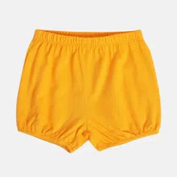 MINIKLUB Girls Orange & Black Printed Full Sleeves Dress with Bloomers image 3