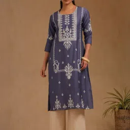 Soch Blue Others Embroidered Kurts-image-54